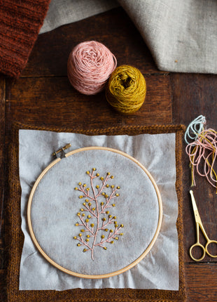 Embroidery on Knits by Judit Gimmlich